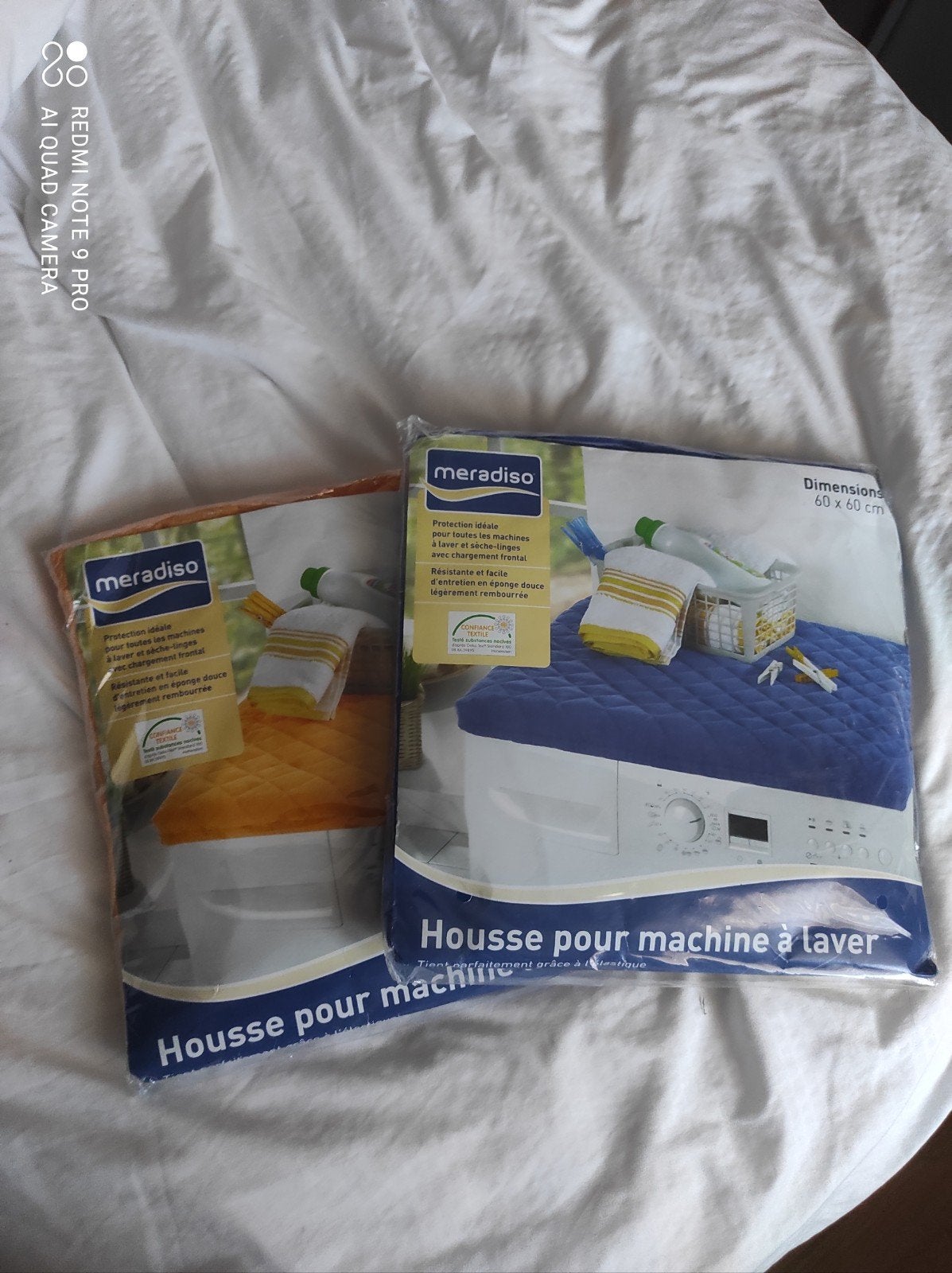 2 housses de protection neuves pour machine à laver, Enlèvement, Neuf