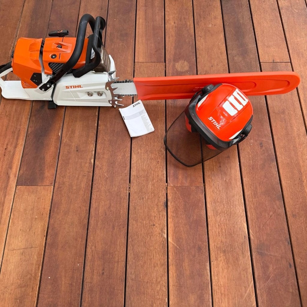 Stihl MS 881 kettingzaag met veiligheidsmiddelen NIEUW, Neuf, Stihl, Tronçonneuse, 1200 watts ou plus