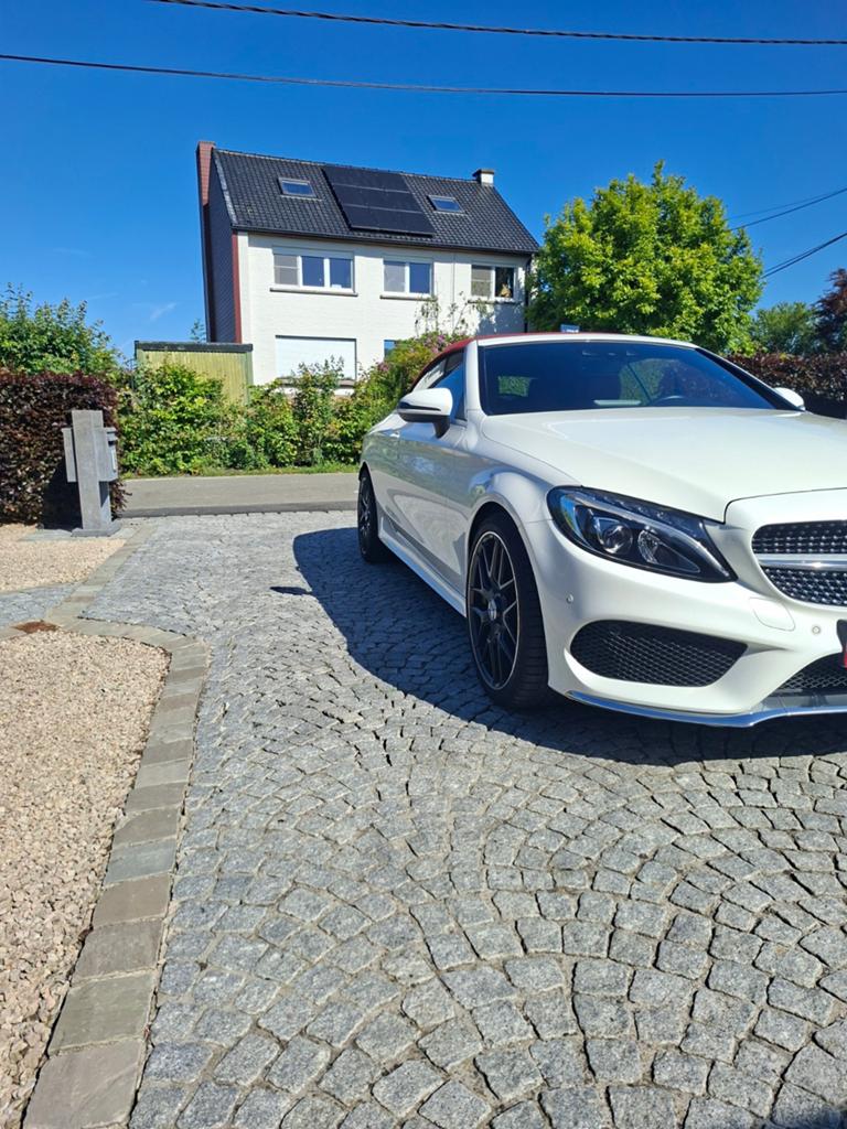 Mercedes c w205 cabrio amg line, Auto's, Automaat, 4 zetels, Achterwielaandrijving, Euro 6