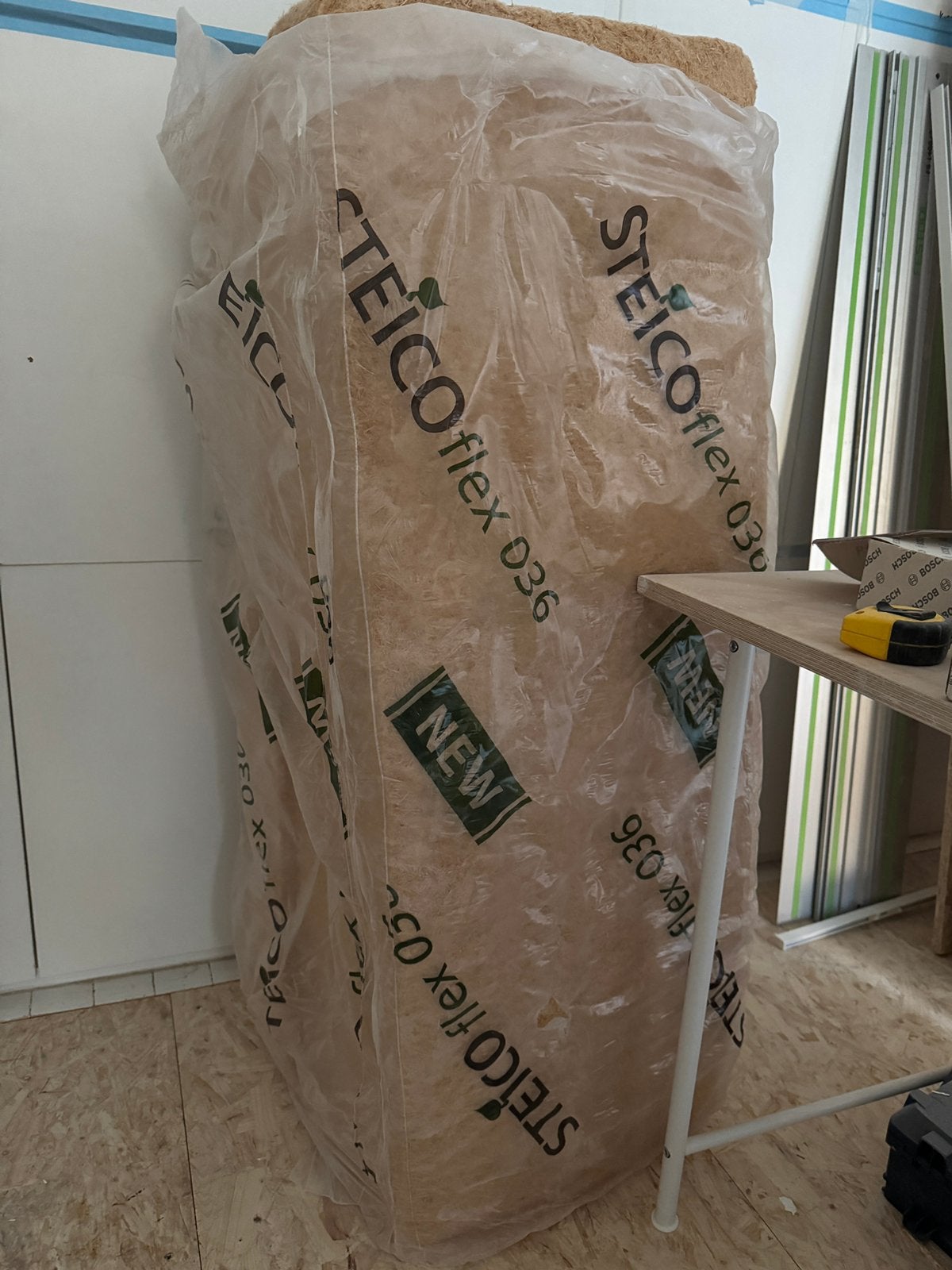 Isolatie houtwol Steico 140mm, Doe-het-zelf en Bouw, Ophalen, Zo goed als nieuw