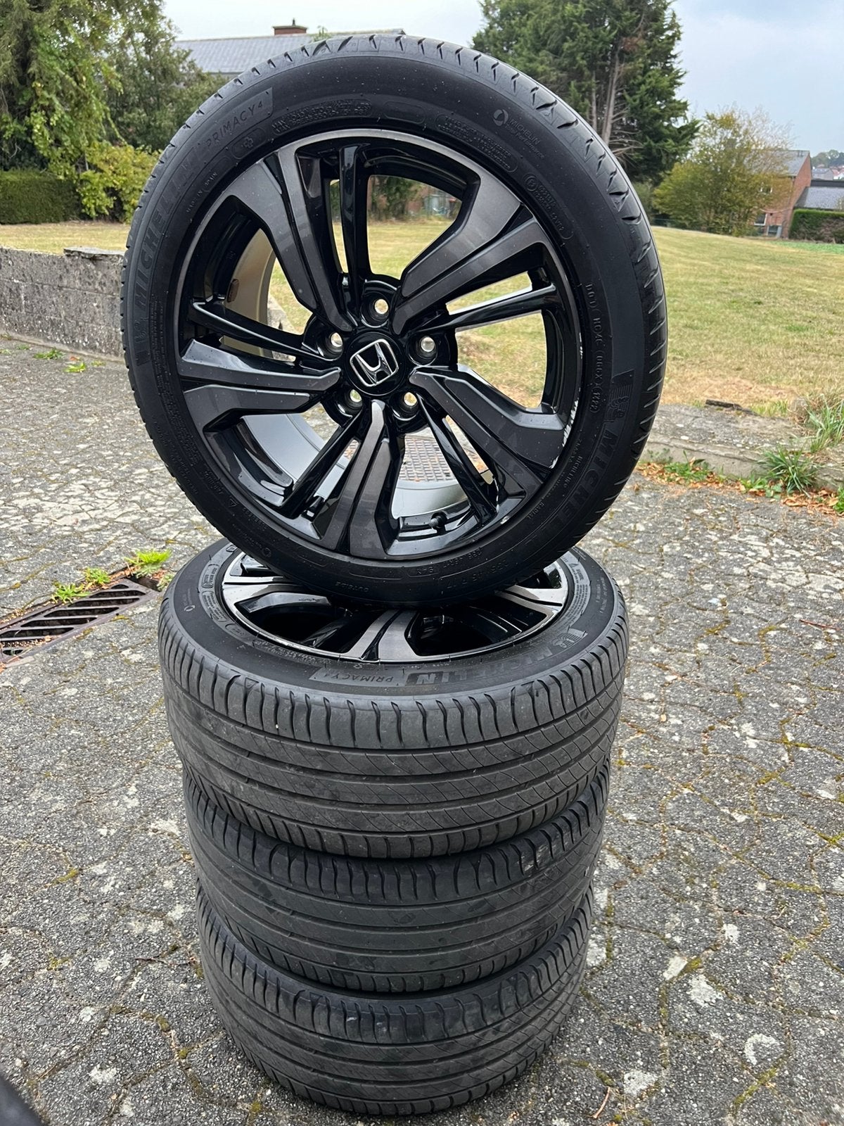 Jantes Honda Civic d'origine, Autos : Pièces & Accessoires, Pneus et Jantes, Enlèvement ou Envoi, Pneus été, 17 pouces
