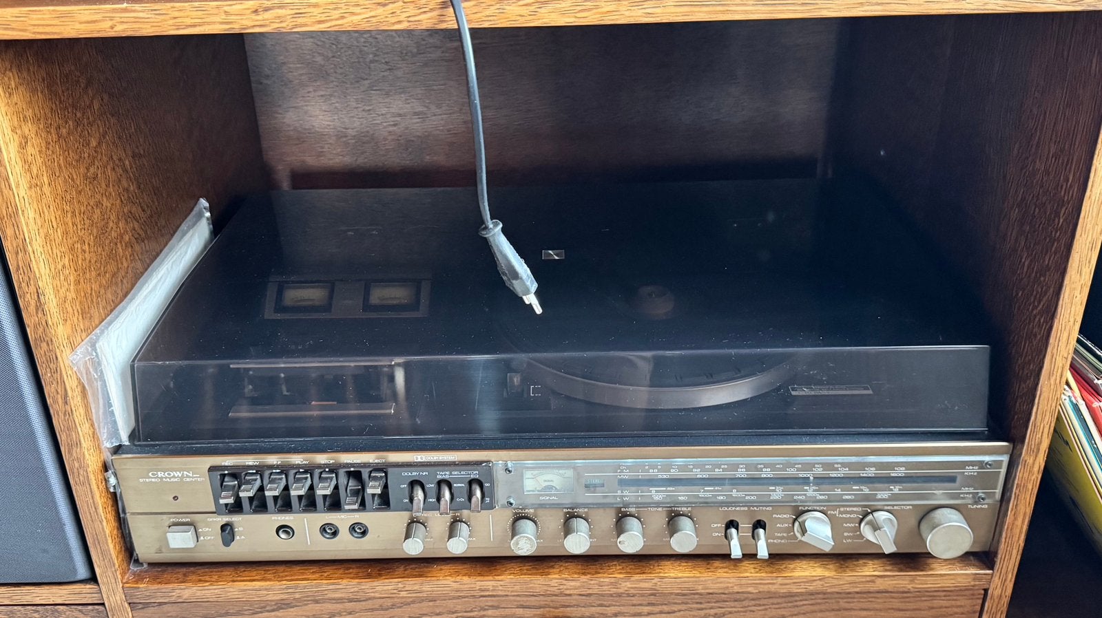 Crown shc 5300, Ophalen, Gebruikt, Platenspeler