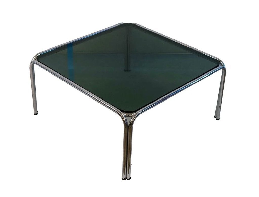 vintage vierkante salontafel uit de jaren 70, Collections, Enlèvement