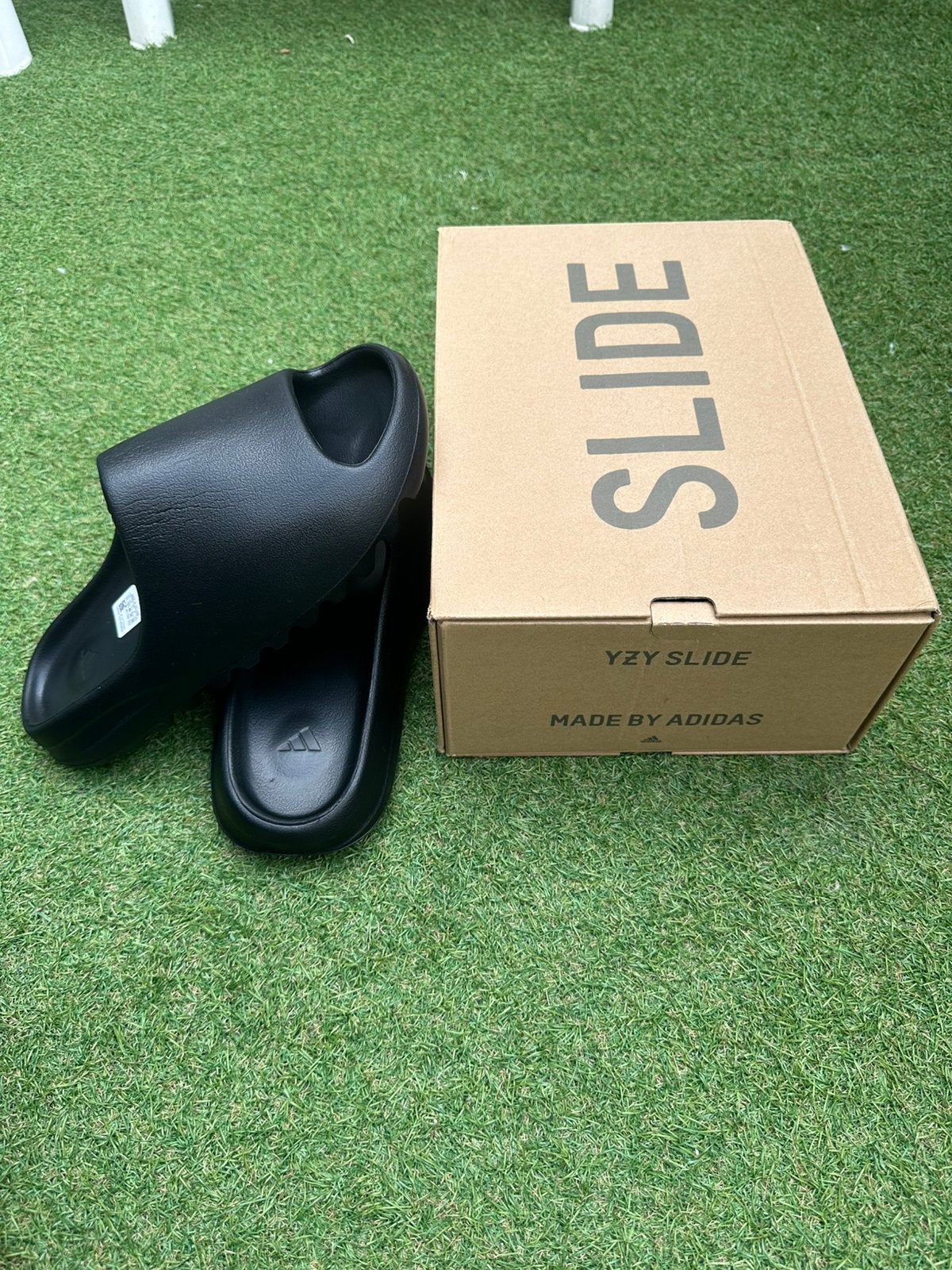 Yeezy slide Onyx, Kleding | Heren, Ophalen, Zwart, Overige typen, Nieuw