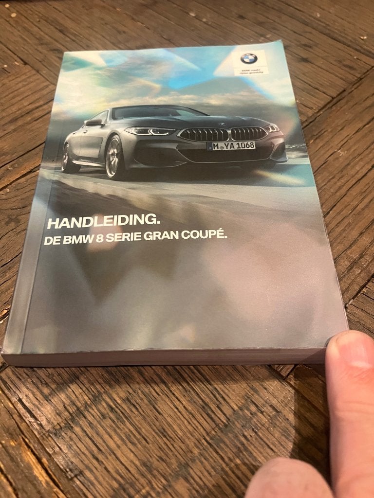 Originele BMW 8 serie Gran Coupe G15 G16  handleiding, Verzenden