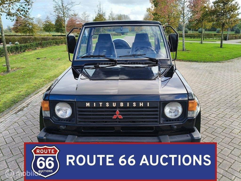 Mitsubishi Pajero 2.6 Canvas Top | 1987 | Route 66 Auctions, Zwart, Bedrijf, Handgeschakeld, Overige carrosserie
