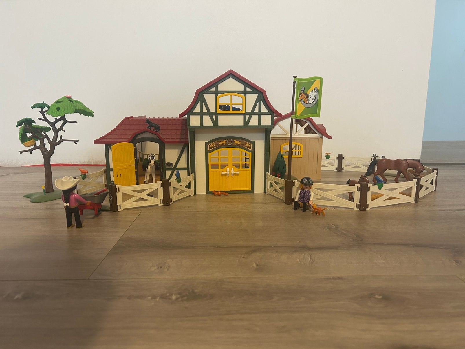 Playmobil country grote manege 6926, Enlèvement ou Envoi, Kit complet, Utilisé, Country