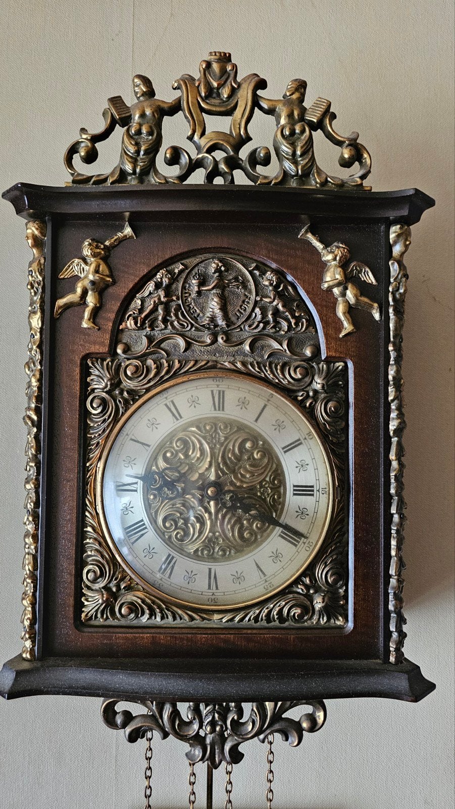 Horloge murale ancienne, Antiquités & Art, Antiquités | Horloges, Enlèvement ou Envoi