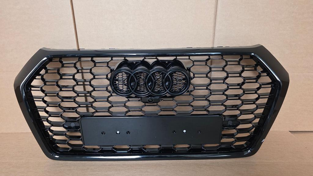 Grill Audi Q5 80A RS LOOK HOOGLANS ZWART NIEUW bj.2016-2020, Neuf, -, Origine de la pièce connue, -