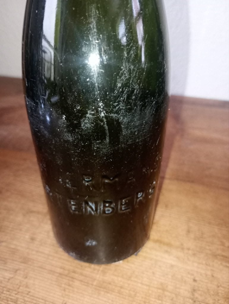 Brasserie bière ancienne bouteille Schuerman 33 cl, Enlèvement ou Envoi, Utilisé, Bouteille(s), Autres marques
