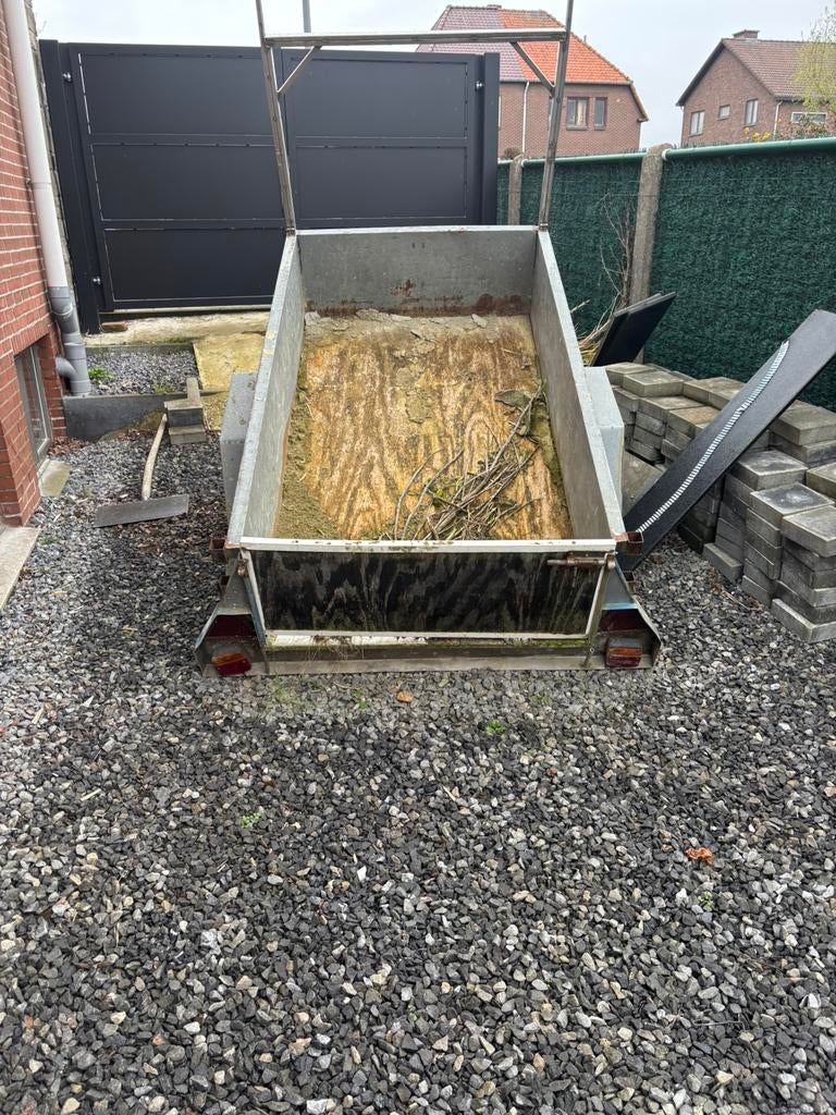 Aanhangwagen te koop, Ophalen, Gebruikt