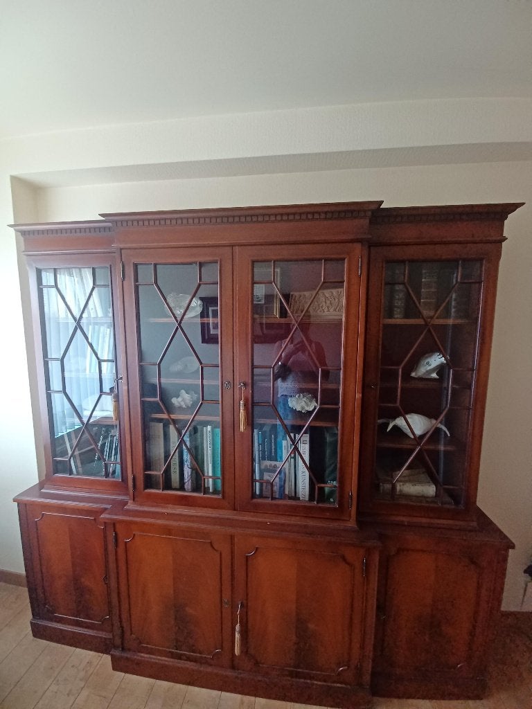 Vitrine, bois de cerisier, 130 euros, Antiquités & Art, Enlèvement