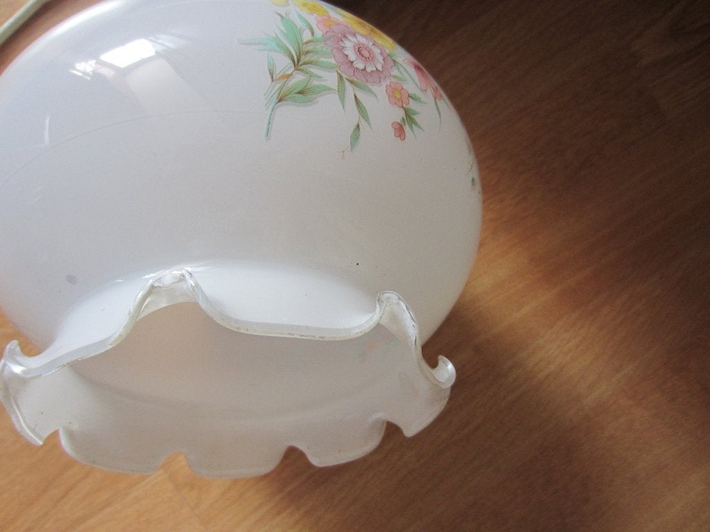 vintage lampenkap, Enlèvement, 22 cm, Verre