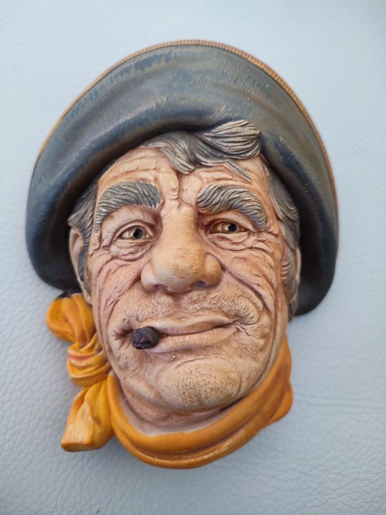 Vintage: Cowboy. Chalkware, made in England, Enlèvement ou Envoi, Utilisé, Humain