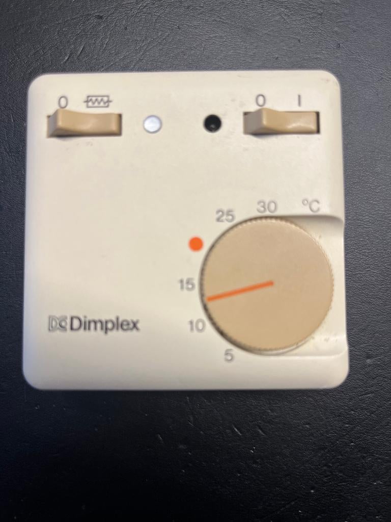 Dimplex kamerthermostaat, Ophalen, Gebruikt