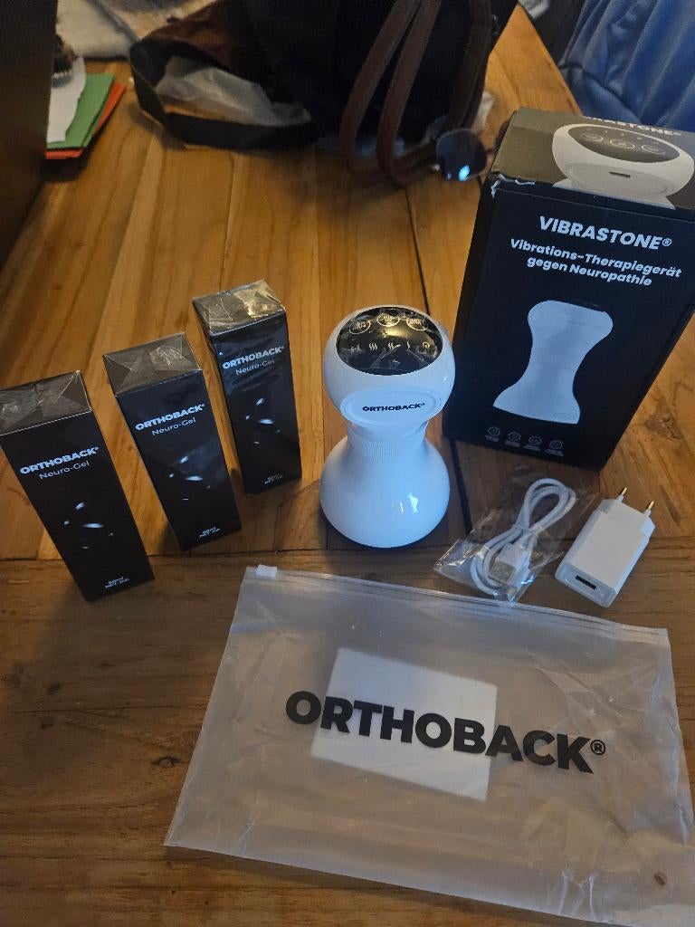 Appareil de thérapie Vibrastone Orthoback +neurogel, Electroménager, Équipement de Soins personnels, Neuf, Autres types, Enlèvement