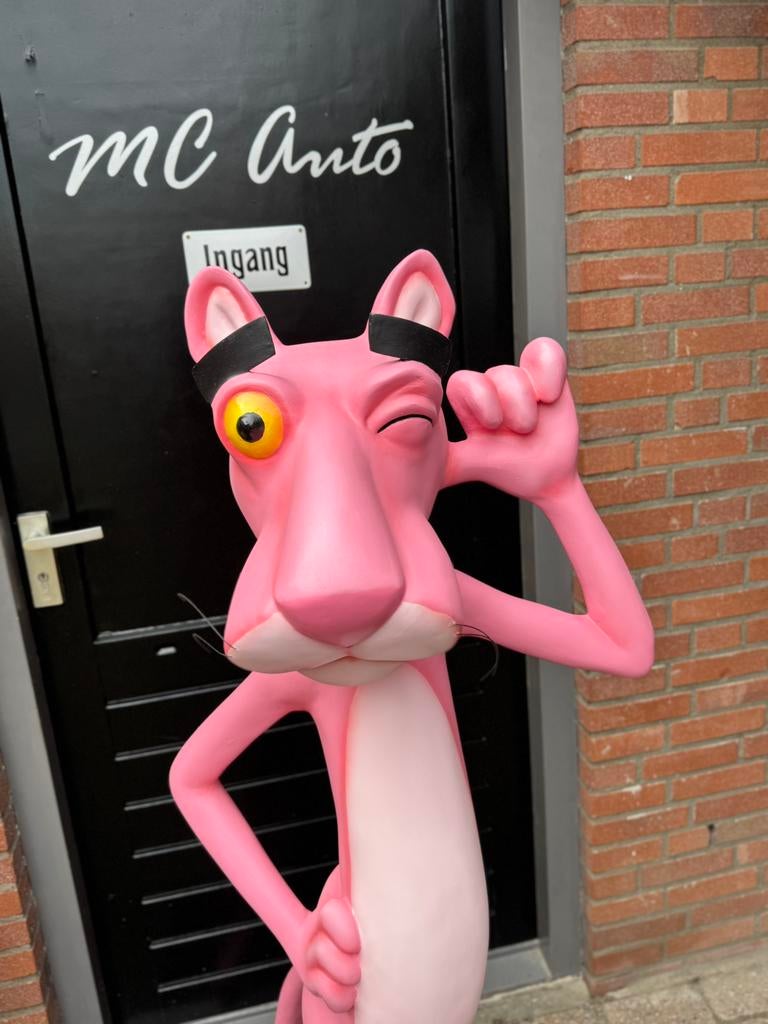 Image de décoration de la grande panthère rose, Enlèvement, Comme neuf, Animal