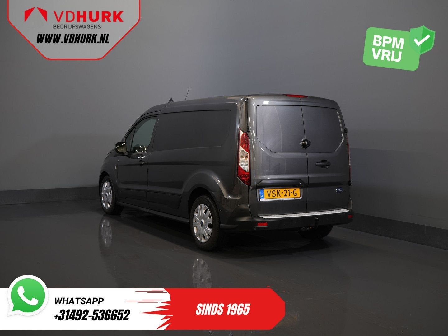 Ford Transit Connect 1.5 TDCI 100 pk Trend L2 Riem V.V/ Carp, 139 g/km, Parkeersensor, Bedrijf, Ford