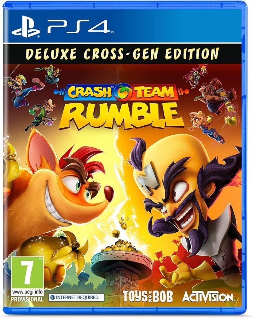 crash bandicoot rumble jeu playstation 4, Enlèvement, Comme neuf