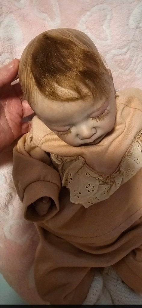 Poupée Reborn Lucie prix négociable raisonnablement, Verzenden, Zo goed als nieuw, Levensecht of Reborn, Pop