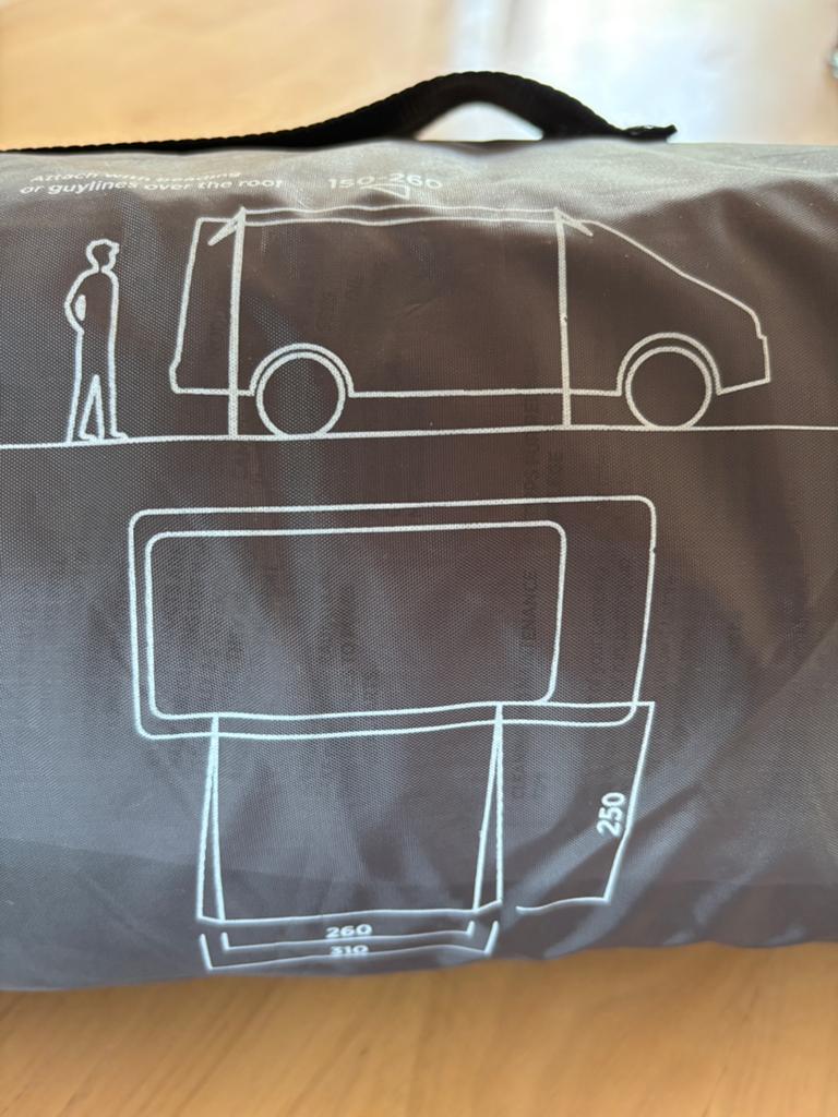 Auvent pour camionette Easy camp avec système d’aimant, Caravanes & Camping, Enlèvement, Comme neuf