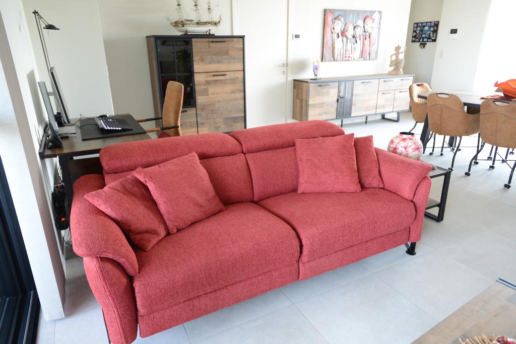 Zetel 3 zit, Maison & Meubles, Enlèvement, Comme neuf, Trois personnes, Tissus