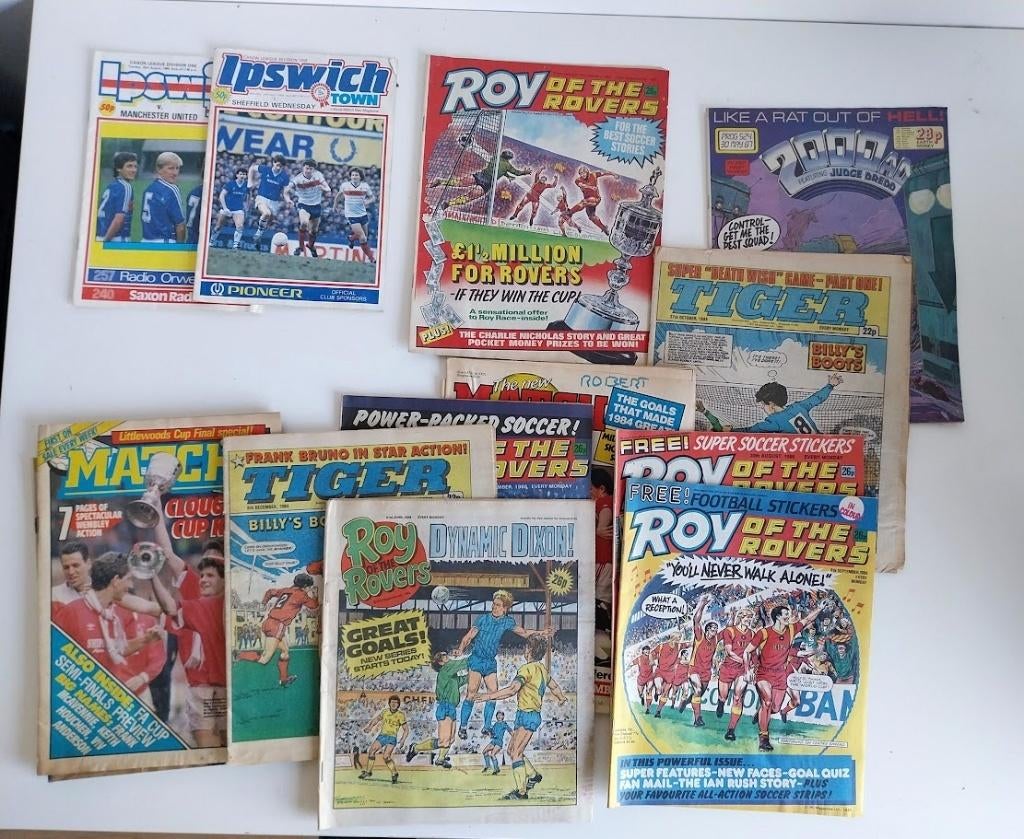 15 revues Football Angleterre années 80', Enlèvement ou Envoi