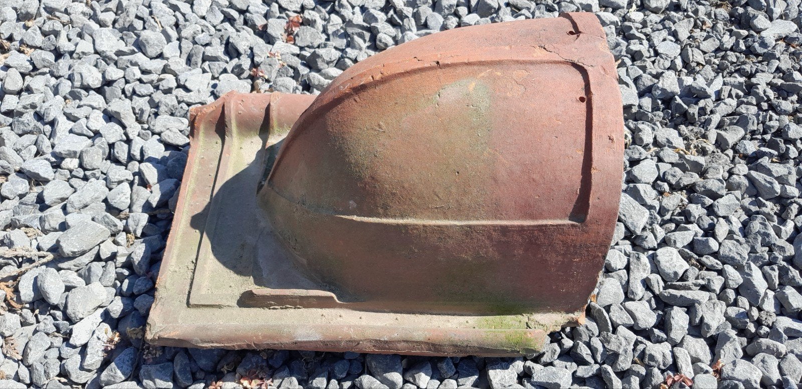 1 tuile de toit/bac de ventilation pour pigeonniers rouges, ?, Enlèvement, Utilisé, ?