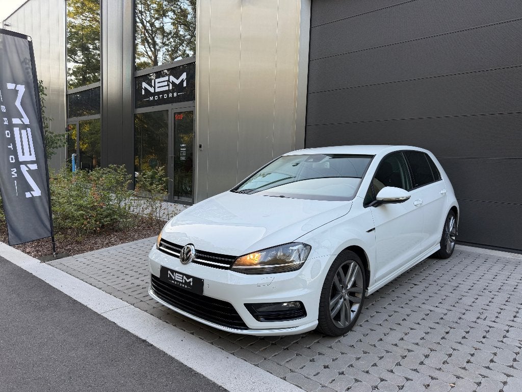 Volkswagen Golf 2.0 TDI R-Line DSG,GARANTIE,ACC,NAVI,AIRCO, Autos, Achat, Entreprise, 1968 cm³, Entretenue par le concessionnaire