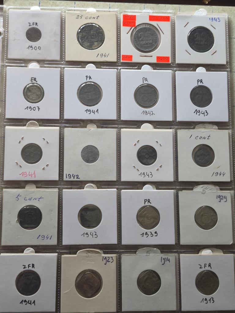 295 munten  Nederland, zie al de foto's voor info jaartallen, Postzegels en Munten, Munten | Nederland, Ophalen