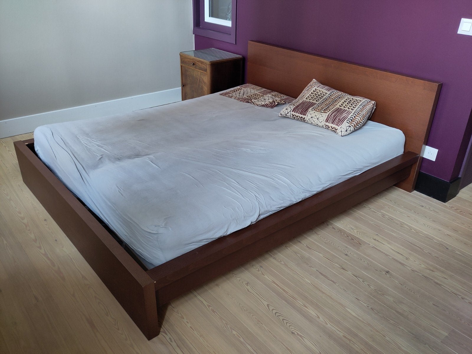 GRATIS 2-persoonsbed 177x211 cm, Ophalen