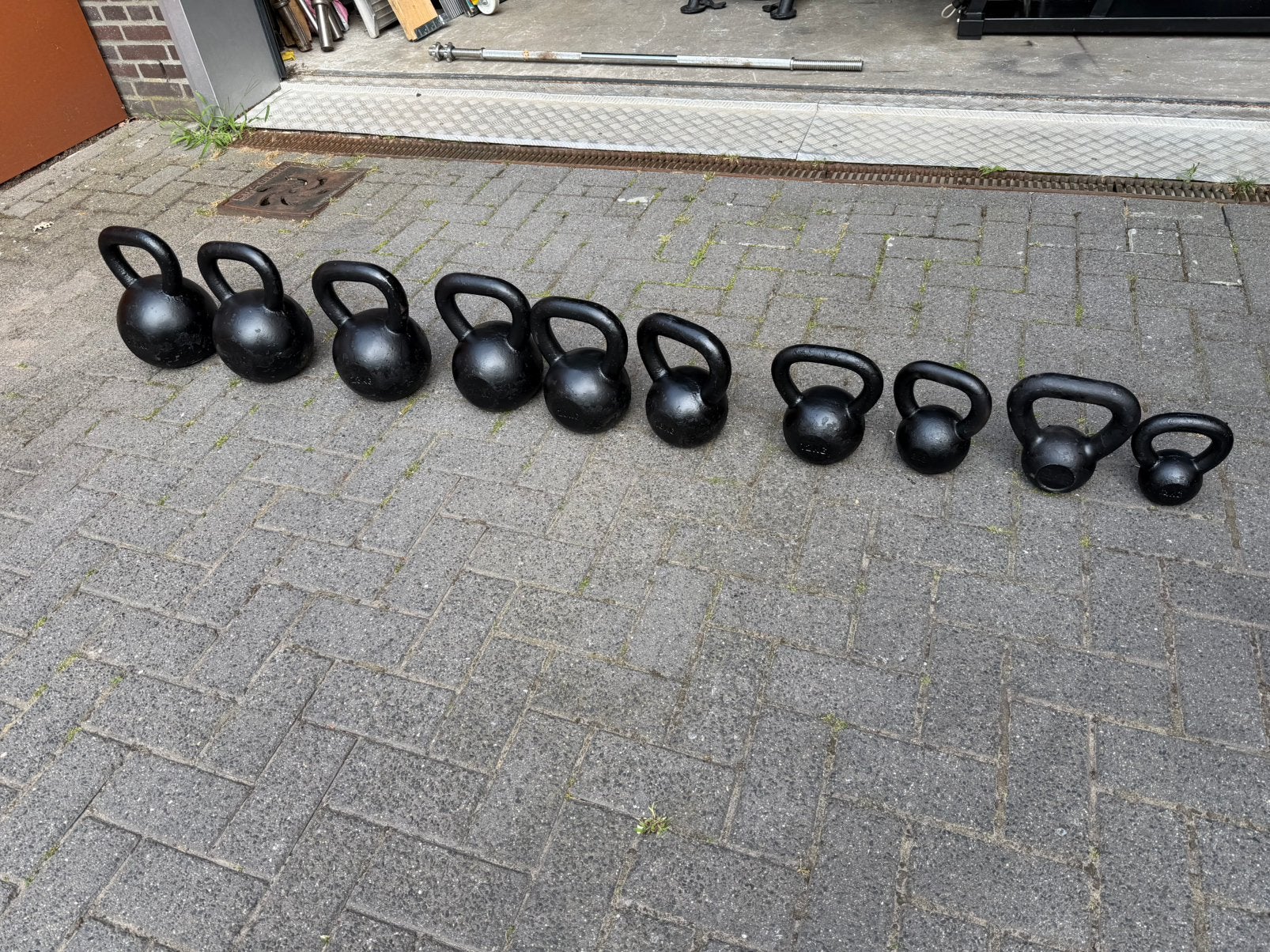 Kettlebells Set van 4kg t/m 36kg, Enlèvement, Utilisé, Kettlebell