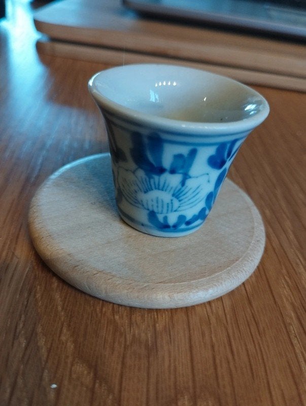 Verre à saké/alcool vintage en porcelaine, Enlèvement