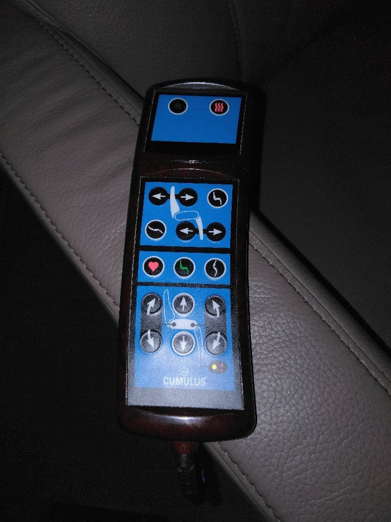 Elektrische sta-op zetel, Huis en Inrichting, Ophalen, Zo goed als nieuw, Leer