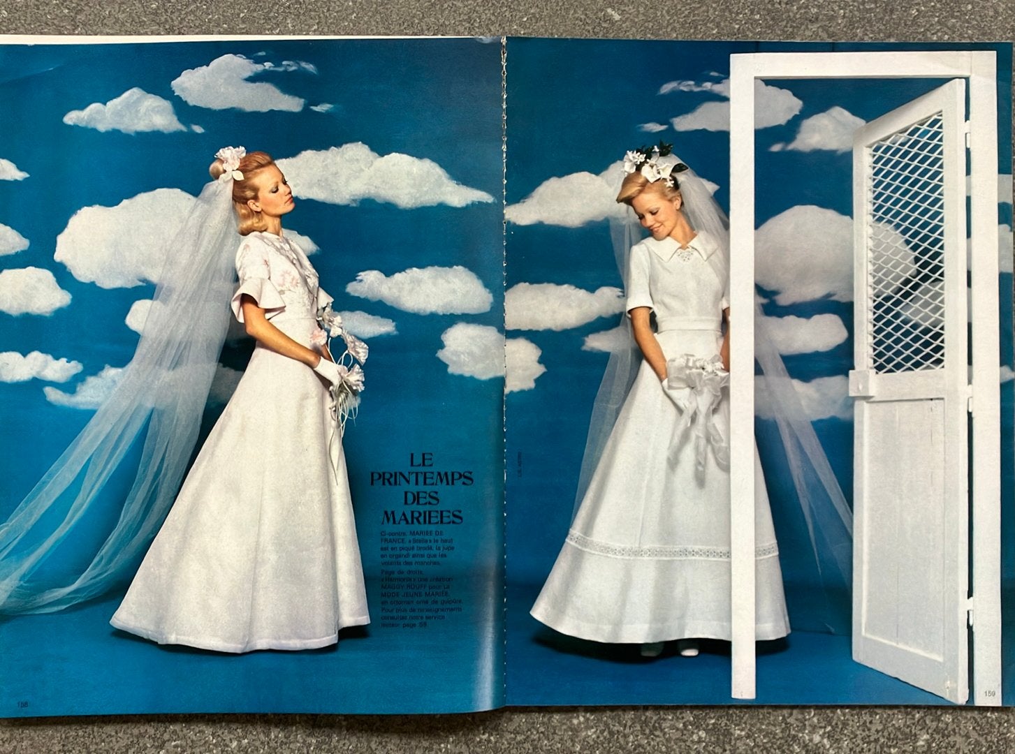 Catalogue de robes de mariée de luxe : 1973, Enlèvement ou Envoi, Utilisé