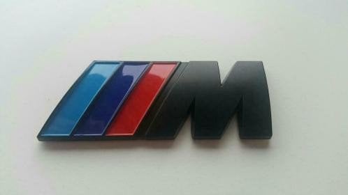 Bmw koffer mlogo chroom of mat zwart 73 mm x 28 mm, Ophalen of Verzenden