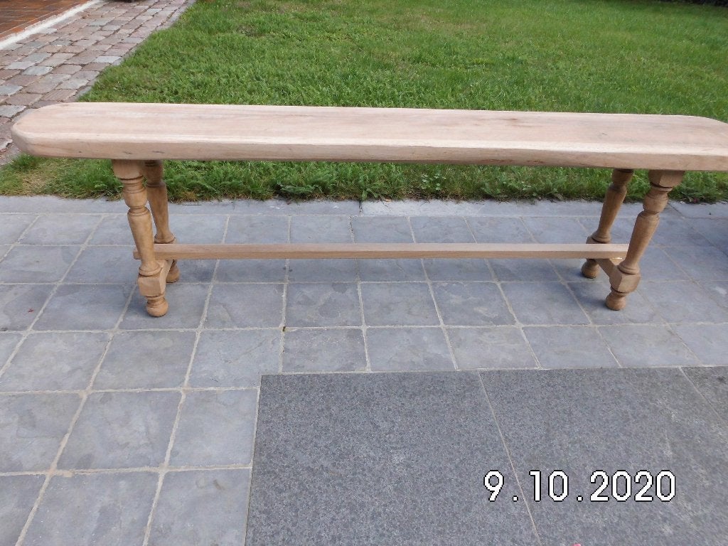 Zitbank in massief eik, Tuin en Terras, Tuinbanken, Ophalen, Nieuw