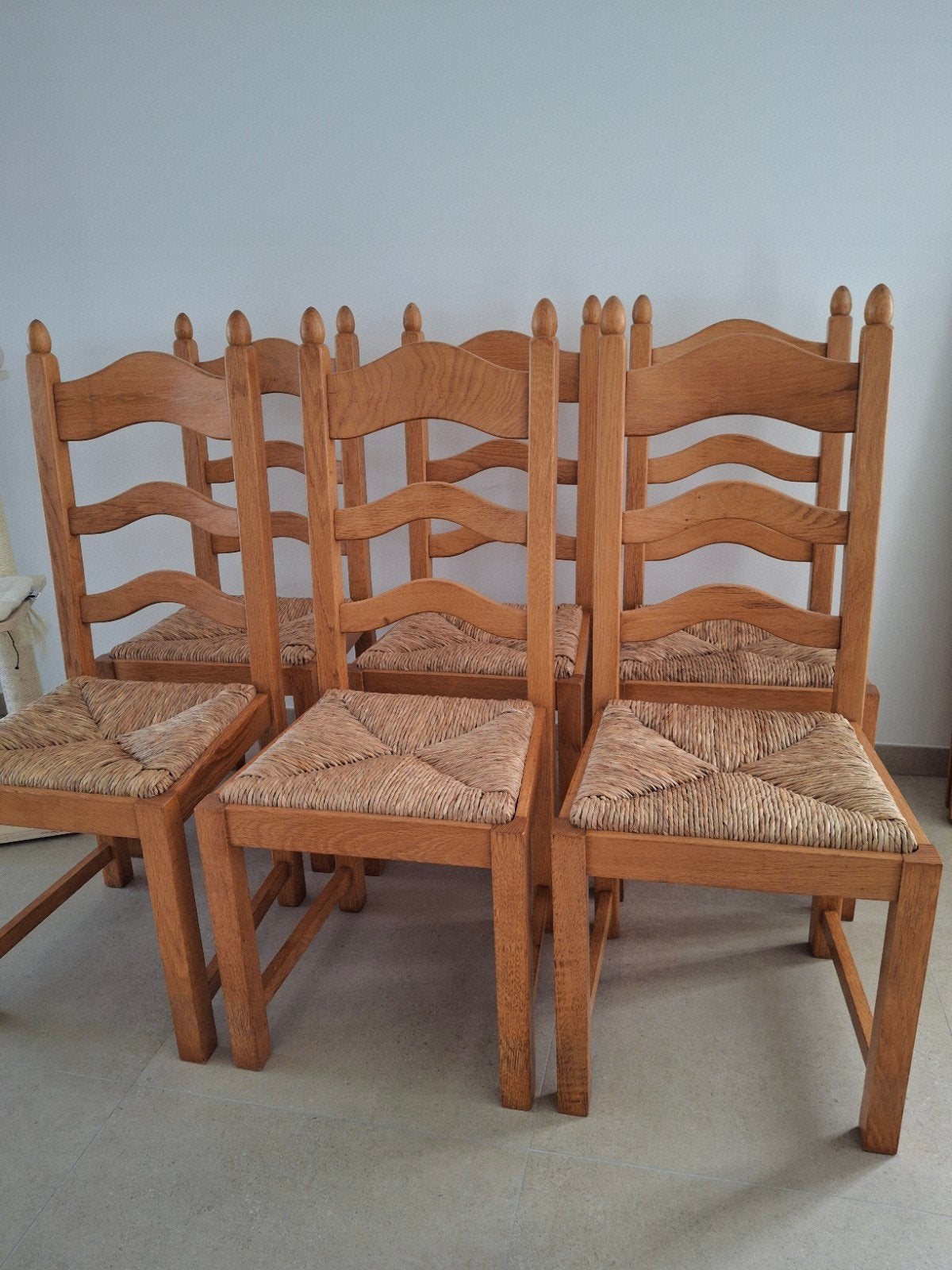 Zeer stevige eetkamerstoelen, Brun, Enlèvement, Bois, Cinq, Six Chaises ou plus