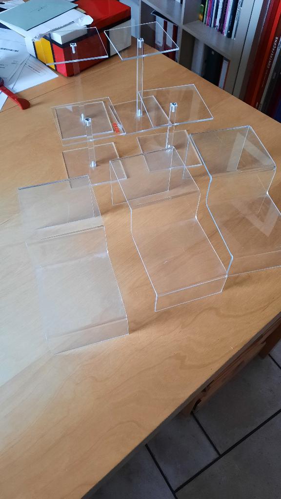 Supports en plexi pour decoration, Divers, Enlèvement ou Envoi