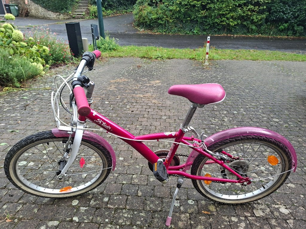 Bicycle girl 20 inches, Fietsen en Brommers, Ophalen, Gebruikt, B,twin, Handrem