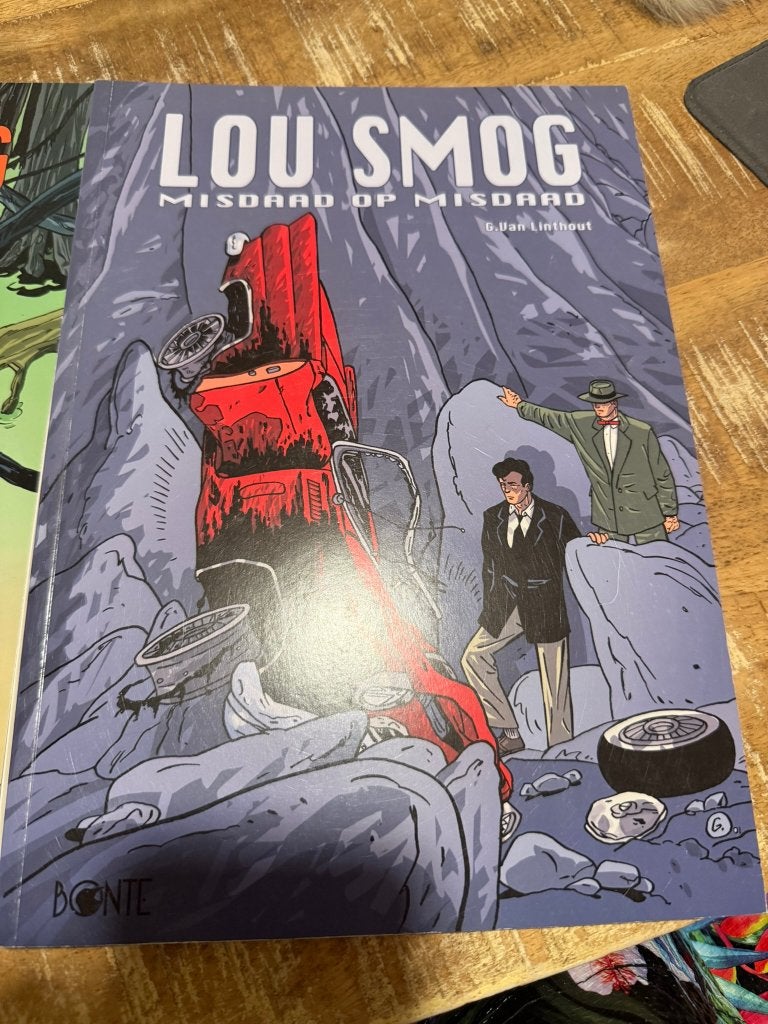 2 strips Lou Smog nr 6 & 7 - G. Van Linthout, Boeken, G. Van Linthout, Ophalen of Verzenden, Zo goed als nieuw, Meerdere stripboeken