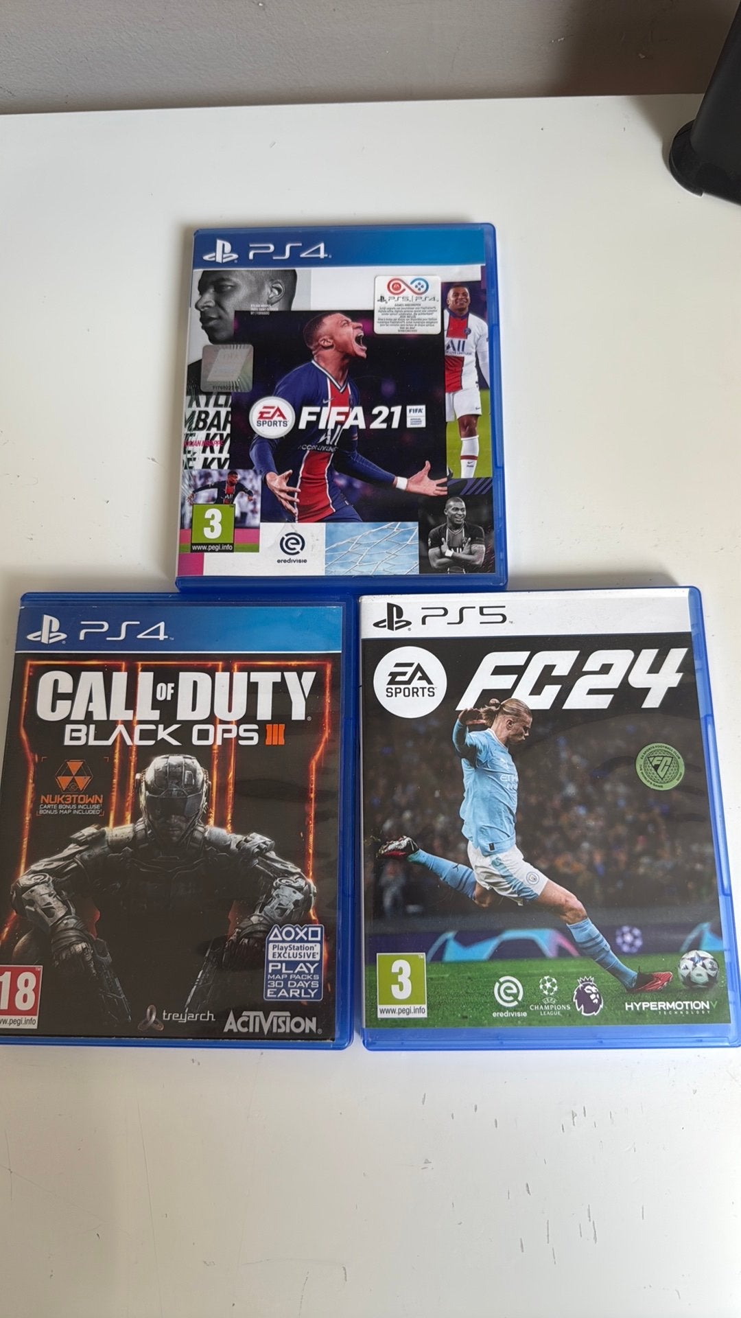 3 games te koop, Ophalen, Gebruikt