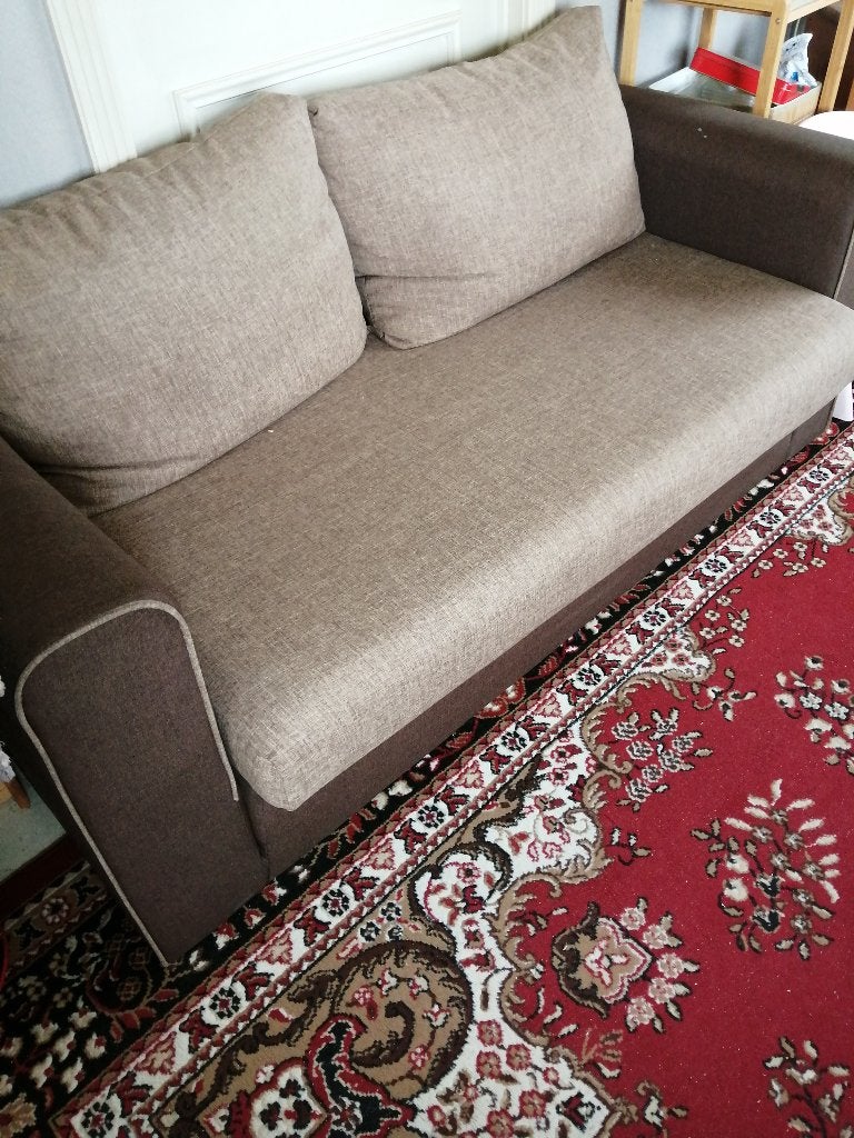 canapé brun, Maison & Meubles, Canapés | Salons, Moins de 75 cm, 150 à 200 cm, Enlèvement, Utilisé