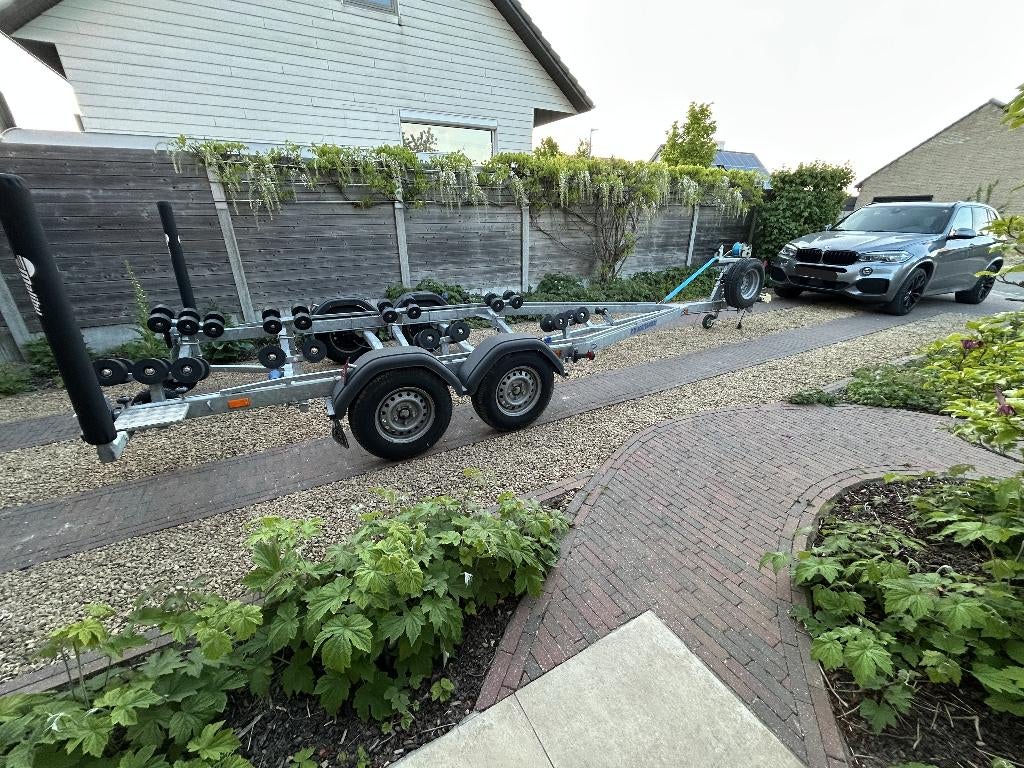 Boottrailer RD2700, Watersport en Boten, Ophalen, Gebruikt, 1500 tot 3000 kg, 6 tot 9 meter