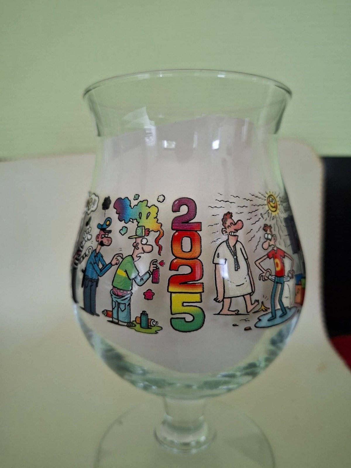 Duvel glas (1), Collections, Marques de bière, Enlèvement ou Envoi, Duvel