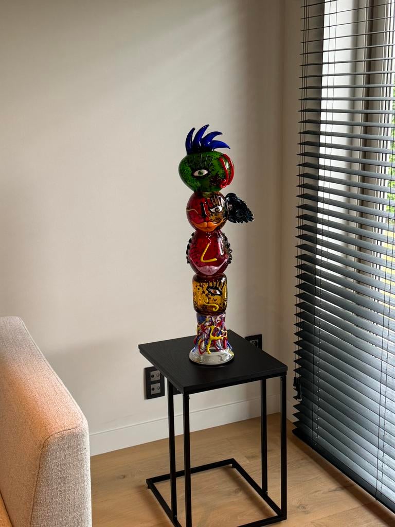 Totempaal in glaswerk, Antiek en Kunst, Ophalen