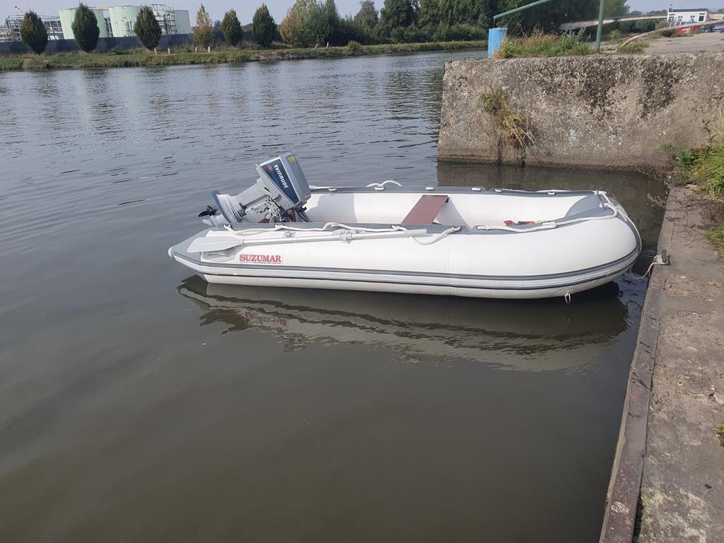 Suzular 360 avec moteur 8cv, Watersport en Boten, Rubberboten, Gebruikt, Hout, Benzine, Minder dan 70 pk