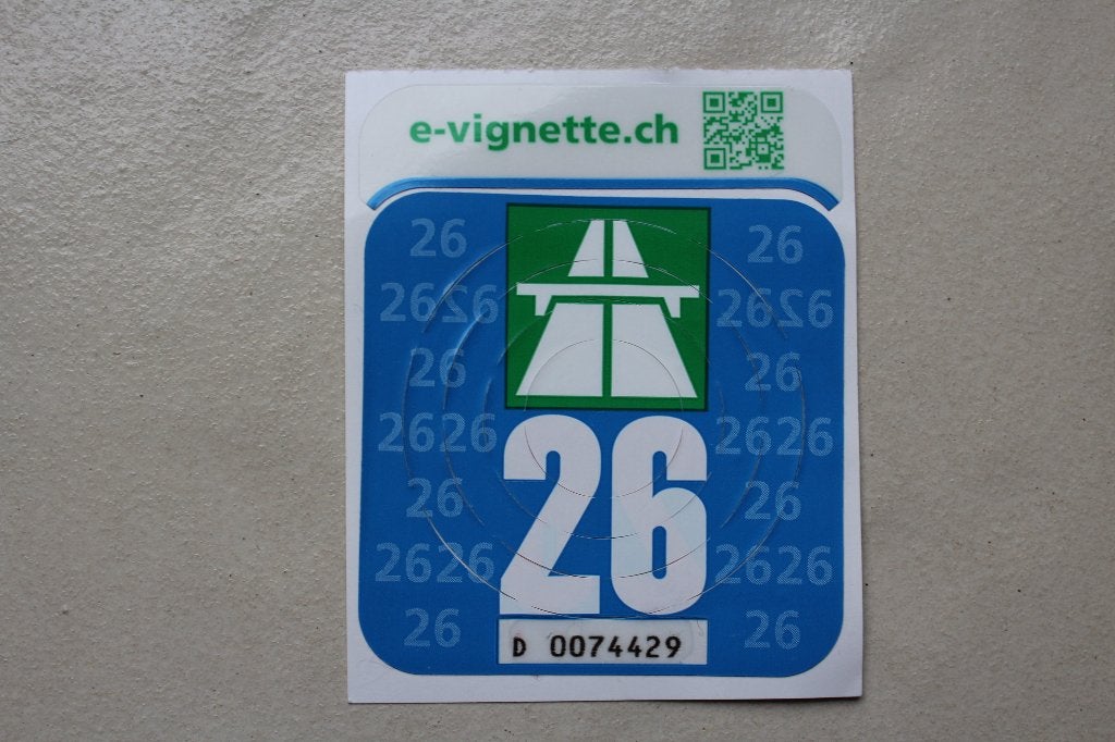 vignet Zwitserland, Tickets en Kaartjes, Autovignetten