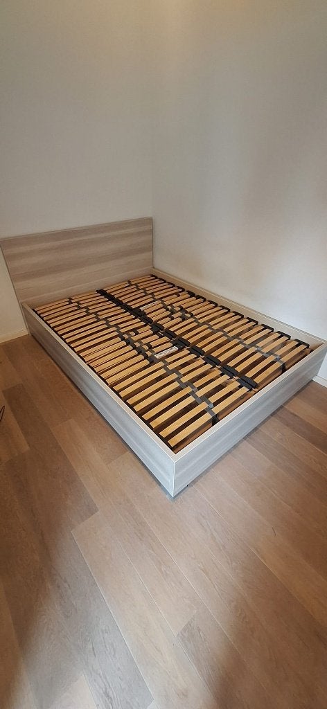 Bed - Gratis Af Te halen, Huis en Inrichting, Ophalen, Gebruikt, Bruin, 210 cm