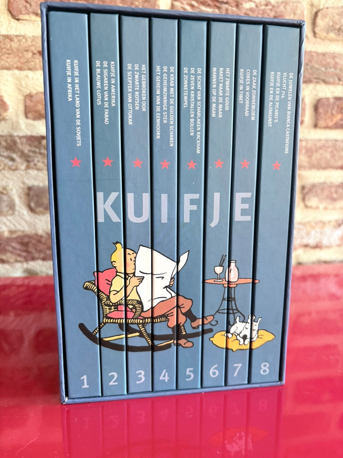 Kuifje – box met 8 hardcover bundels – Casterman 2008, Boeken, Ophalen, Zo goed als nieuw